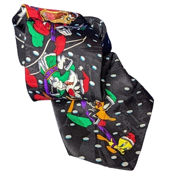 Looney Tunes Christmas Mania Vintage Tie - Picture 6 of 9
